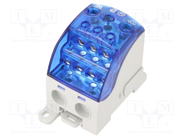Splice terminal: distribution block; SUB; ways: 1; terminals: 10