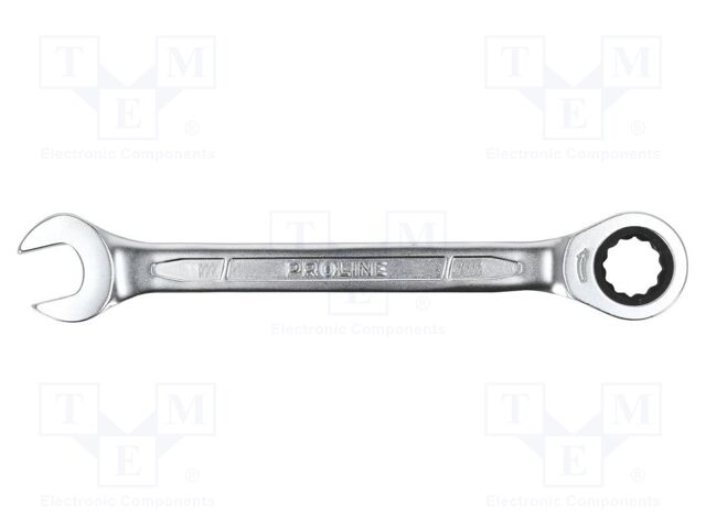 Wrench; rattle,combination spanner; 19mm; Overall len: 238mm