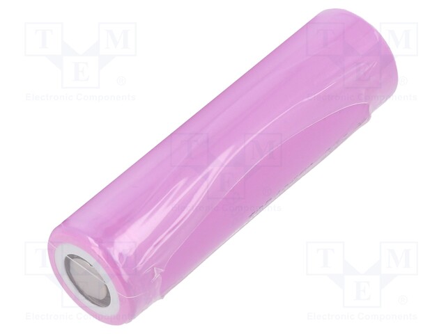 Re-battery: Li-Ion; 18650,MR18650; 3.63V; 2600mAh; Ø18.4x65mm; 10A