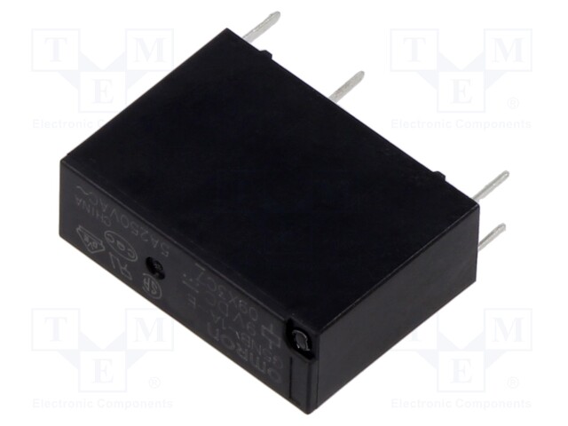 Relay: electromagnetic; SPST-NO; Ucoil: 9VDC; 5A; 5A/250VAC; PCB