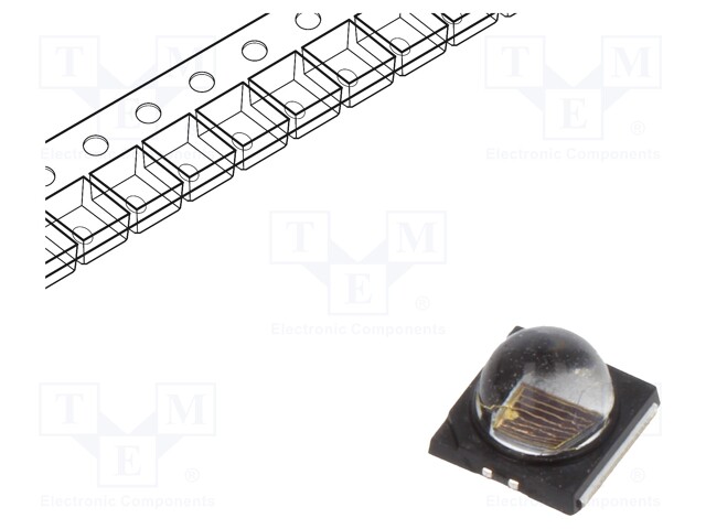 IR transmitter; 3535; 925-955nm; transparent; 495mW; 80°; 350mA