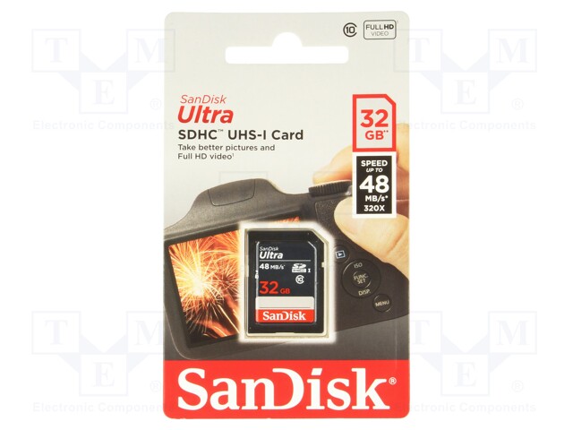 Memory card; SD HC; 32GB; Class 10