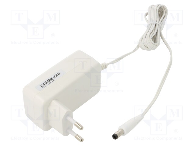 Power supply: switched-mode; plug; 24VDC; 1A; 24W; Plug: EU; 86.16%