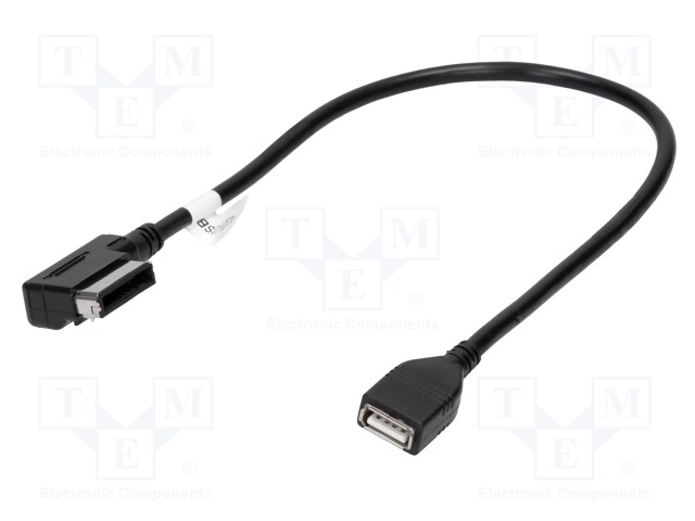 Aux adapter; USB A socket,MMI 3G plug; Audi,Seat,Škoda,VW