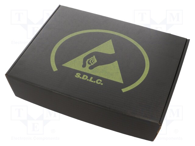 Box with foam lining; ESD; 318x394x64mm; Features: conductive