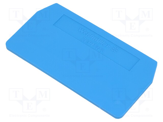 End/partition plate; Application: ZDU2.5; blue; wemid; max.125°C
