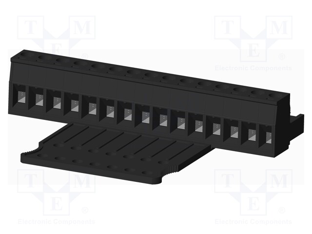 Connector: pluggable terminal block; plug; female; straight; 300V