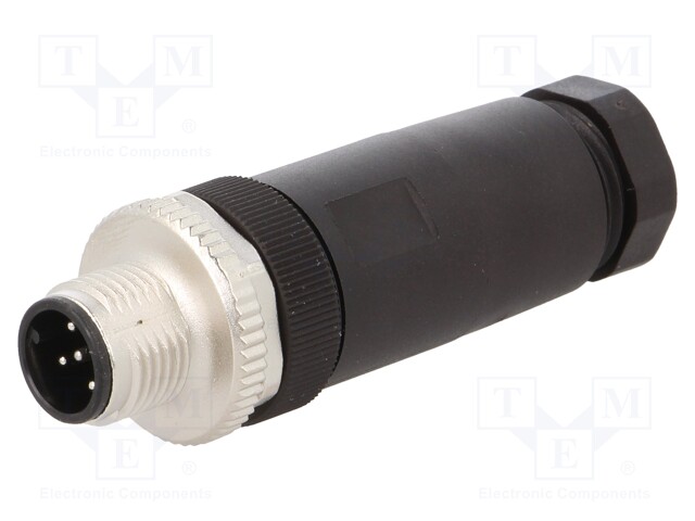Plug; M12; PIN: 5; male; A code-DeviceNet / CANopen; for cable