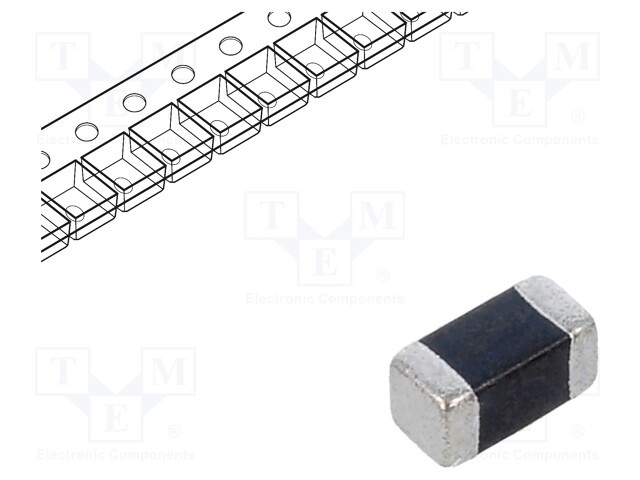 Ferrite Bead, 1206 [3216 Metric], 120 ohm, 4 A, BLM31KN Series, 0.009 ohm, ± 25%