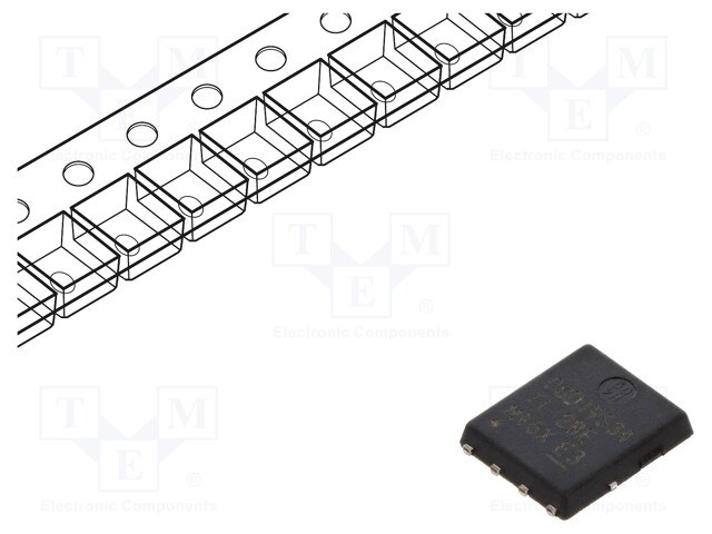 Transistor: N-MOSFET; unipolar; 100V; 50A; 63W; VSONP8; 5x6mm