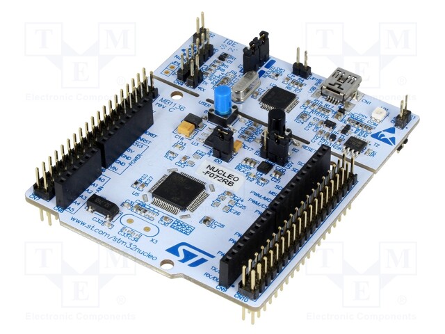Dev.kit: STM32; STM32F072RBT6; Add-on connectors: 2