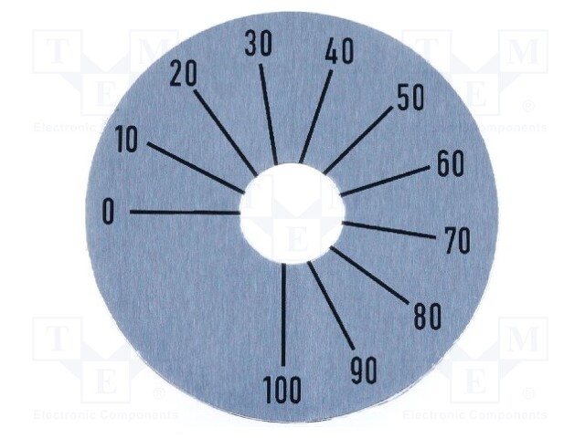 Scale; Range: 0 ÷ 100,270°; Ø45mm; Øhole: 10mm