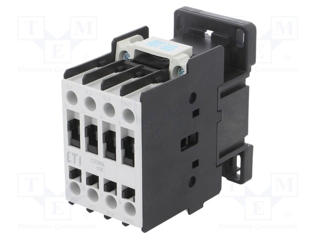 Contactor: 3-pole; NO x3; Auxiliary contacts: NO; 230VAC; 9A; CEM