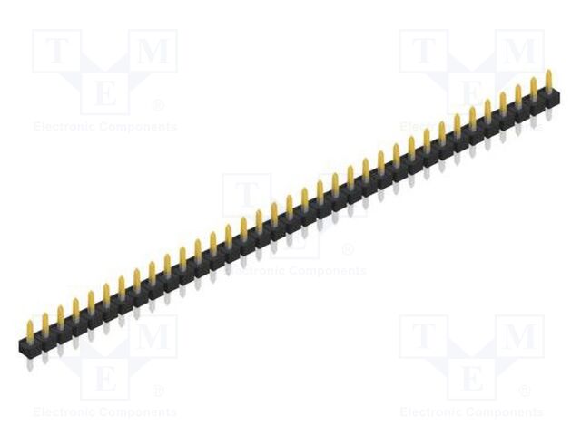 Connector: pin strips; pin header; male; PIN: 35; 2.54mm; THT; 1x35