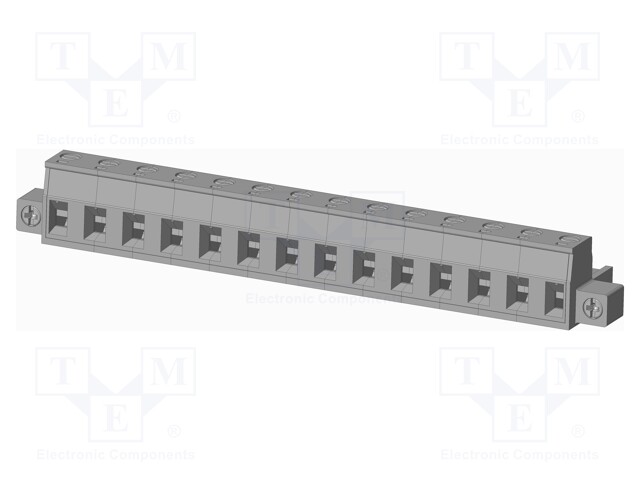 Connector: pluggable terminal block; plug; female; straight; grey