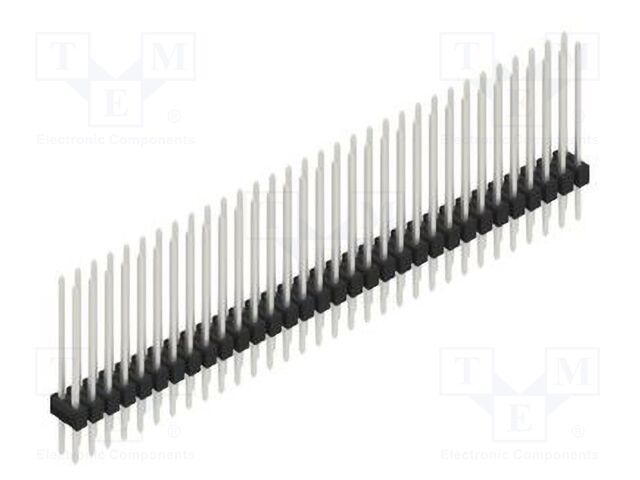 Connector: pin strips; pin header; male; PIN: 64; 2.54mm; THT; 2x32