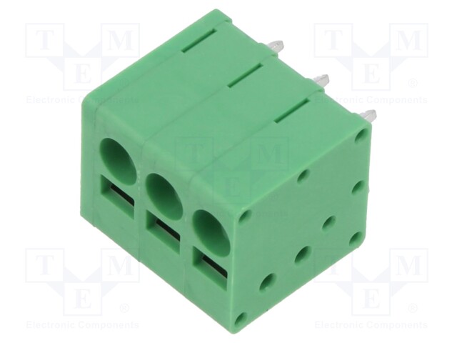 PCB terminal block; Contacts ph: 5mm; ways: 3; straight; terminal