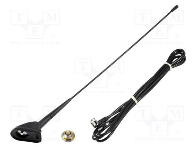 Antenna; car top; 0.431m; AM,FM; Fiat; 2.53m