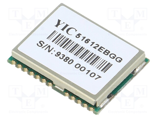 Module: GPS GLONASS/QZSS; ±2.5m; GPS; -161dBm; 3÷4.3VDC; 9.6kbps