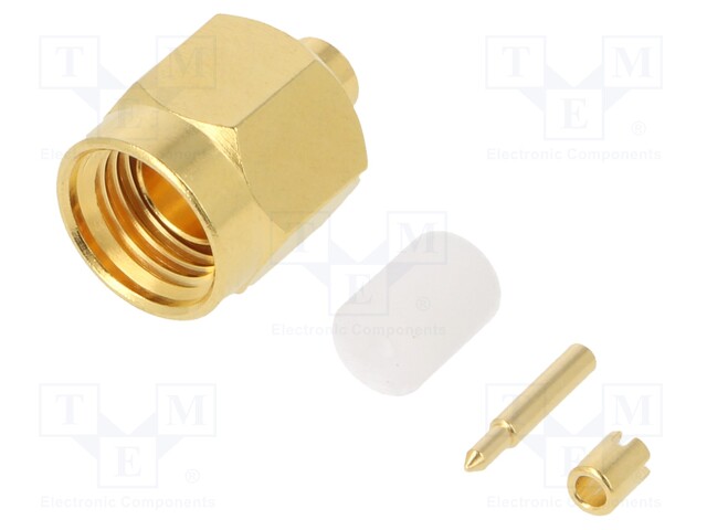 Plug; SMA; male; straight; 50Ω; 0.047-inch Conformable,M17/151