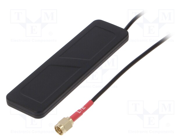 Antenna; LTE; 2.7dBi,2.8dBi,3.1dBi; 50Ω; 105.1x30.1x6.7mm; Len: 1m