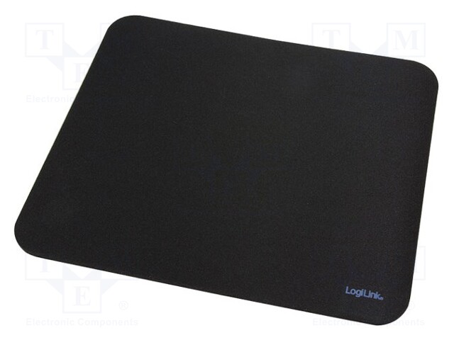Mouse pad; black; 250x220x3mm
