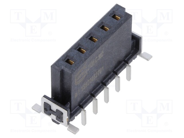 Connector: PCB to PCB; female; PIN: 5; 2.54mm; -55÷125°C; 20A; THT