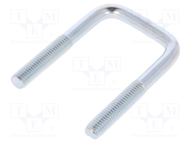 U-bolt; C; steel; zinc; Thread len: 32mm; Int.width: 35mm; H: 68mm