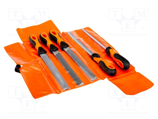 Files; half planisher,rasp; Package: bag; Number of files: 5