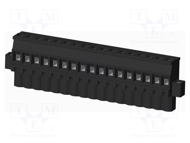 Connector: pluggable terminal block; plug; female; angled 90°