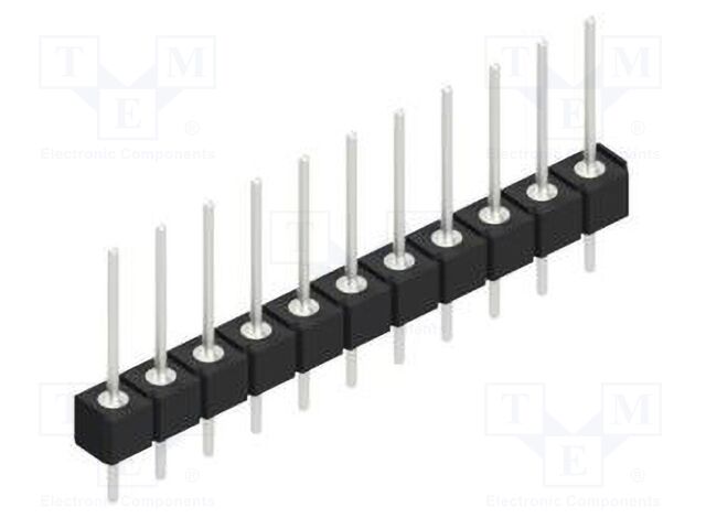 Connector: pin strips; pin header; male; PIN: 11; 2.54mm; THT; 1x11