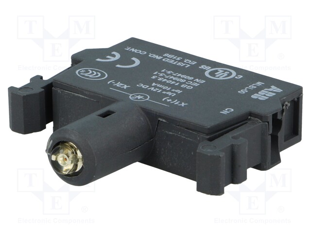Illuminating unit; 22mm; M2S,MPD,MPEK,MPET,MPI,MPM,MTS; front