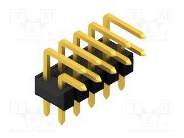 Connector: pin strips; pin header; male; PIN: 10; 2.54mm; THT; 2x5