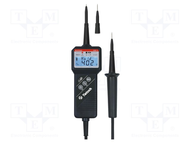 Tester: electrical; LCD; VAC: 24÷1000V; VDC: 24÷1500V; 1Ω÷2MΩ; IP65