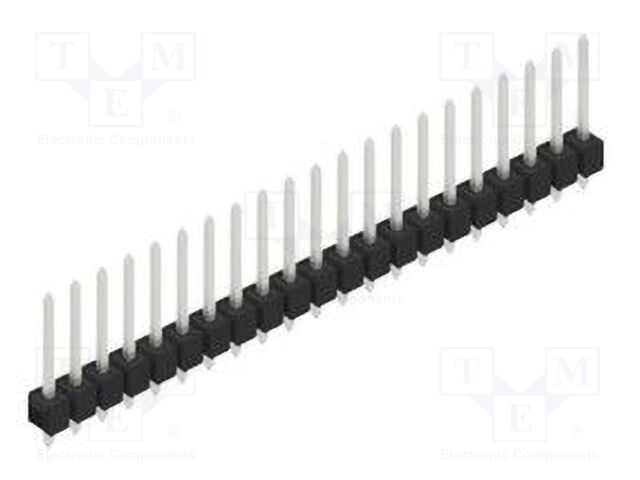 Connector: pin strips; pin header; male; PIN: 21; 2.54mm; THT; 1x21