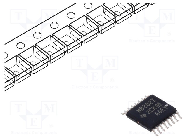 IC: interface; receiver,line driver; RS232; 120kbps; TSSOP16