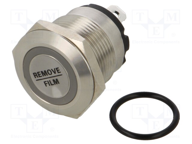 Switch: vandal resistant; Pos: 2; SPST-NO; 20A/220VAC; IP40; OFF-ON
