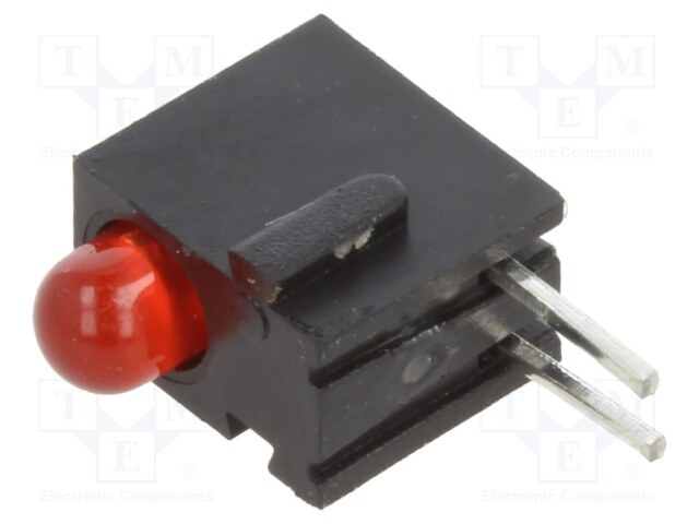 LED; red; 3mm; No.of diodes: 1; 20mA; Lens: diffused; 45°; 2÷2.6V