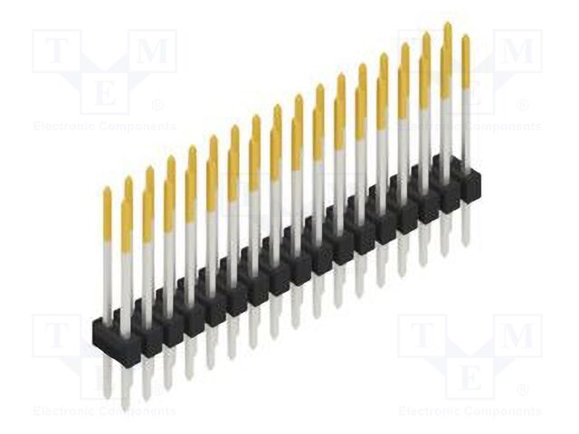Connector: pin strips; pin header; male; PIN: 34; 2.54mm; THT; 2x17