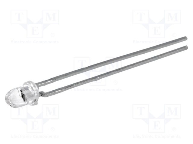 PIN IR photodiode; 3mm; 860nm; 380-1100nm; 17°; Mounting: THT