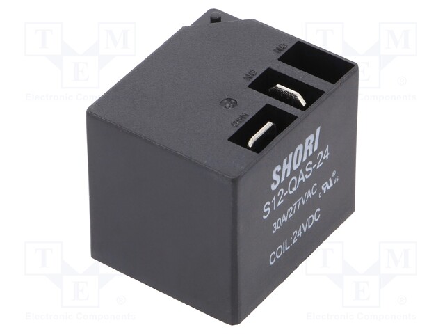 Relay: electromagnetic; SPST-NC; Ucoil: 24VDC; Icontacts max: 30A