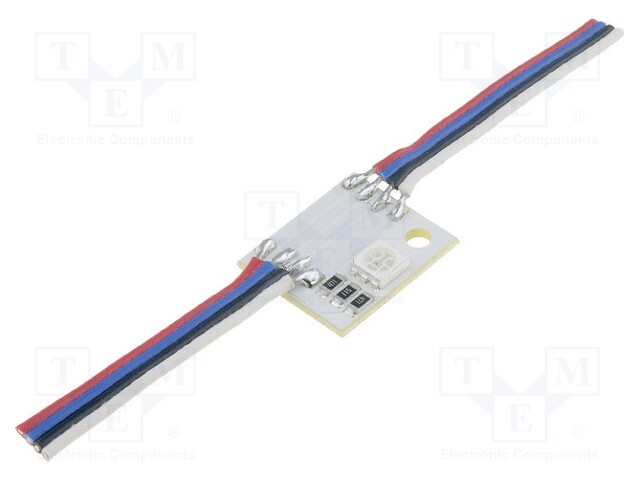 Module: LED; Colour: RGB; 0.96W; 12VDC; 120°; No.of diodes: 1