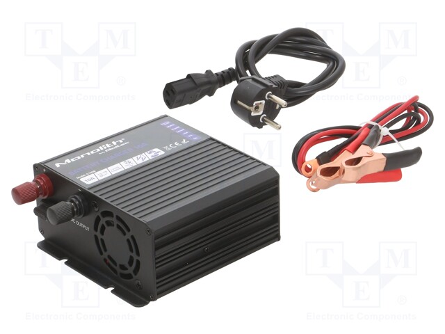 Charger: for rechargeable batteries; 10A; 12÷15VDC; 88%