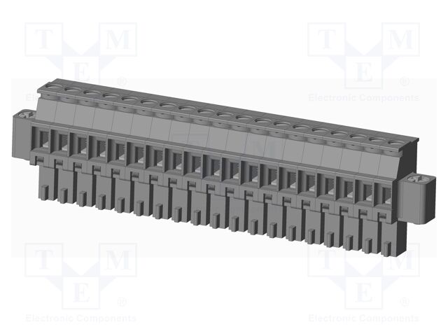 Connector: pluggable terminal block; plug; female; angled 90°