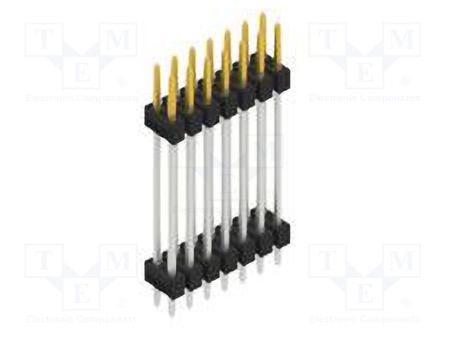 Connector: pin strips; pin header; male; PIN: 14; 2.54mm; THT; 2x7