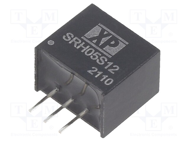 DC/DC Converter, ITE, 1 Output, 6 W, 12 V, 500 mA, SRH Series