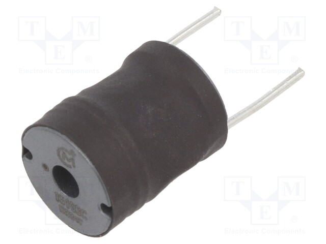 Inductor: wire; THT; 10uH; 9.01A; 10.6mΩ; ±10%; Ø16.8x21.3mm; 1500
