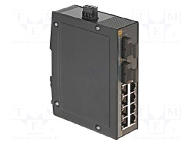 Industrial module: switch Ethernet; unmanaged; 9÷60VDC; RJ45,SC
