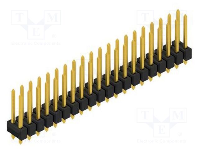 Connector: pin strips; pin header; male; PIN: 40; 2.54mm; THT; 2x20