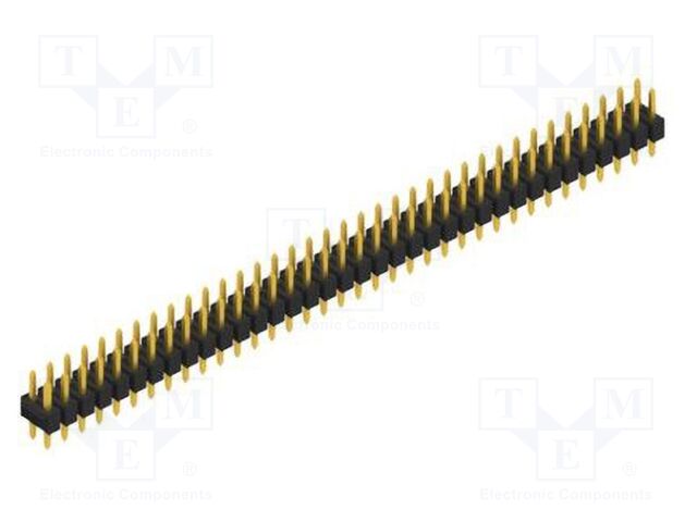 Connector: pin strips; pin header; male; PIN: 72; 2.54mm; THT; 2x36